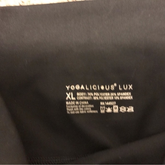 Yogalicious High Waist Squat Proof Lux Ankle Leggings for Women - Picture 2 of 5